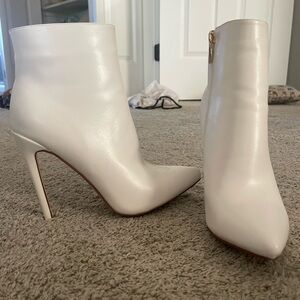 White Ankle Boots